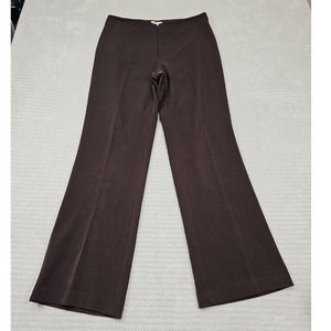 Mainbocker Pants Womens Size 10 Brown Casual Dress Pants Zipper Front